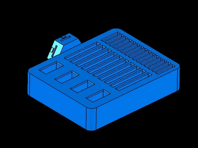 USB, SD card and Micro SD card storage holder for the honeycomb storage wall HSW