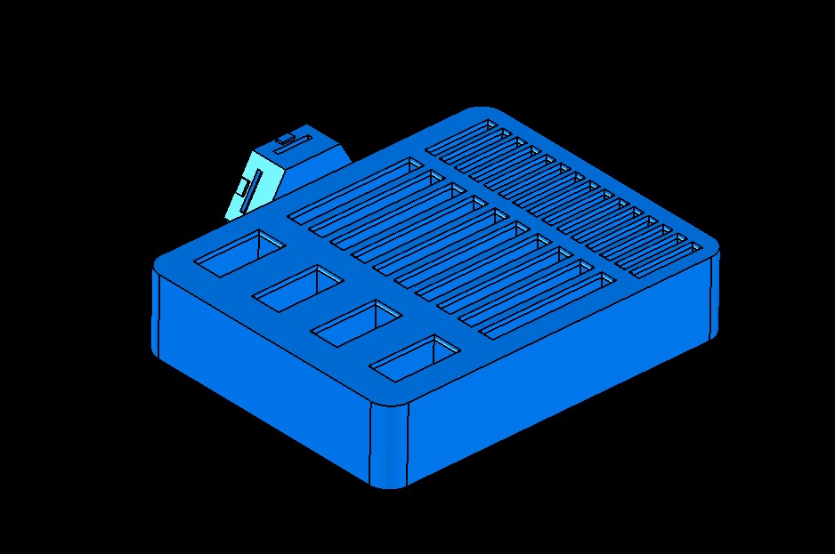 USB, SD card and Micro SD card storage holder for the honeycomb storage wall HSW