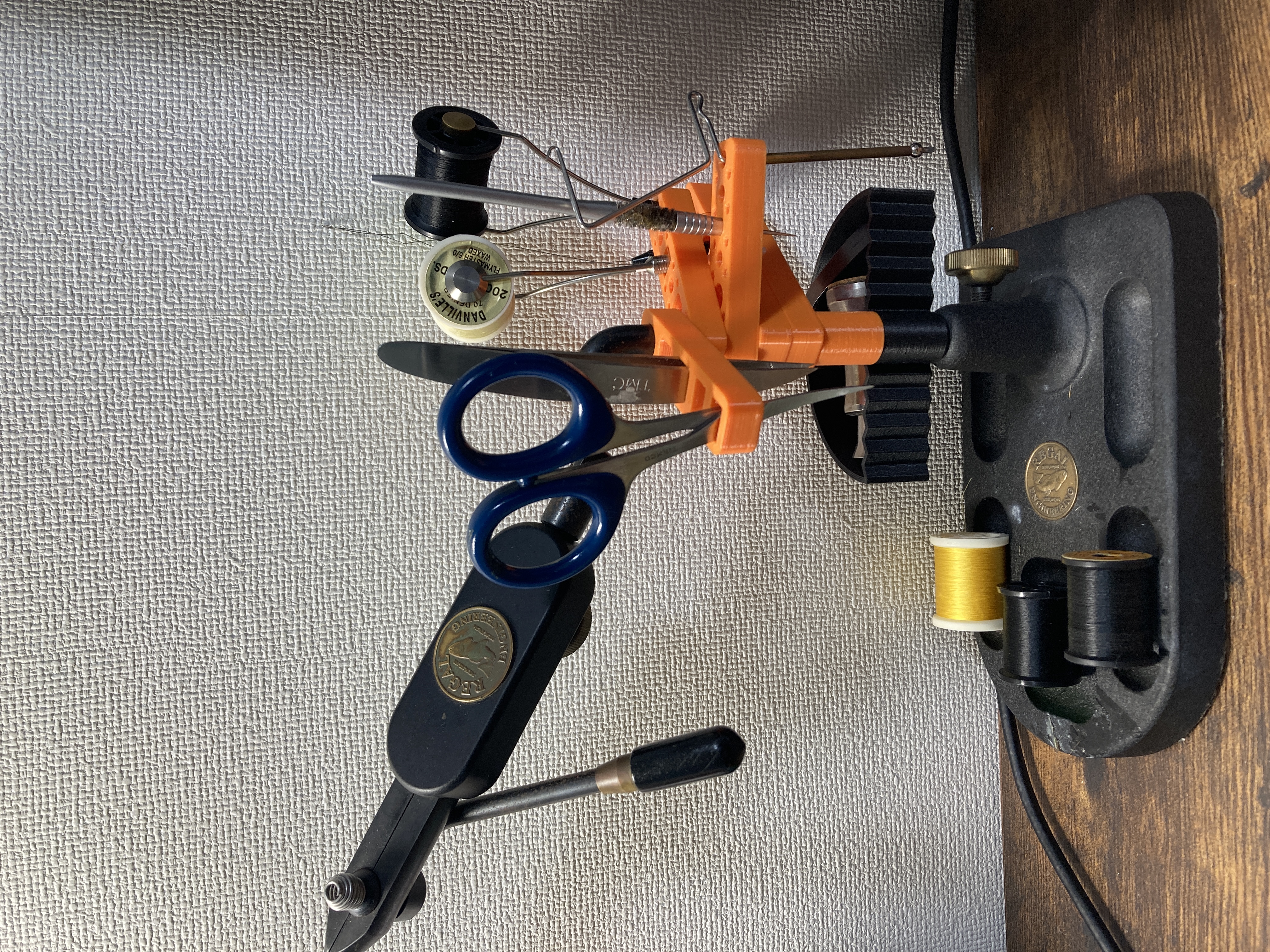 Tool holder stick 64mm(scissors-tweezers) for REGAL fly tying vise