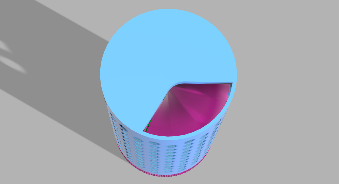 Contemporary Dice Tower/Storage v2 by dePrintinator Download free STL