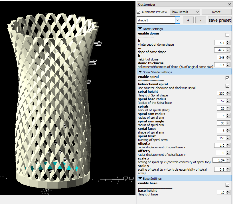 Parametric Lampshade Tool by JCDenton14 Download free STL model