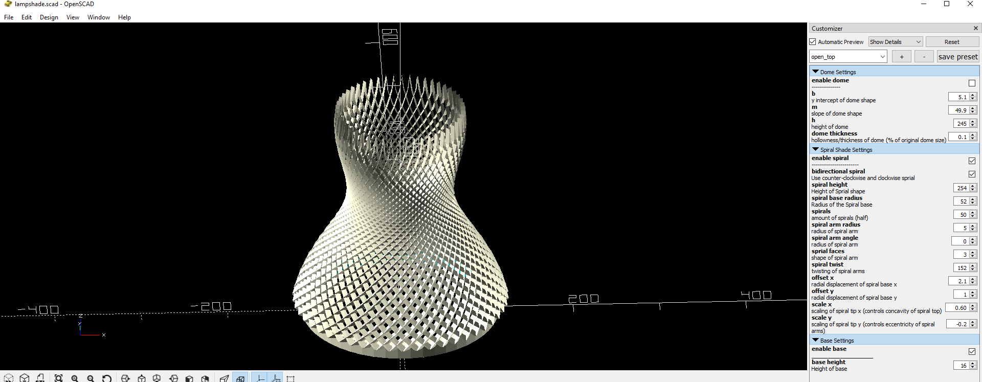 Parametric Lampshade Tool by JCDenton14 Download free STL model