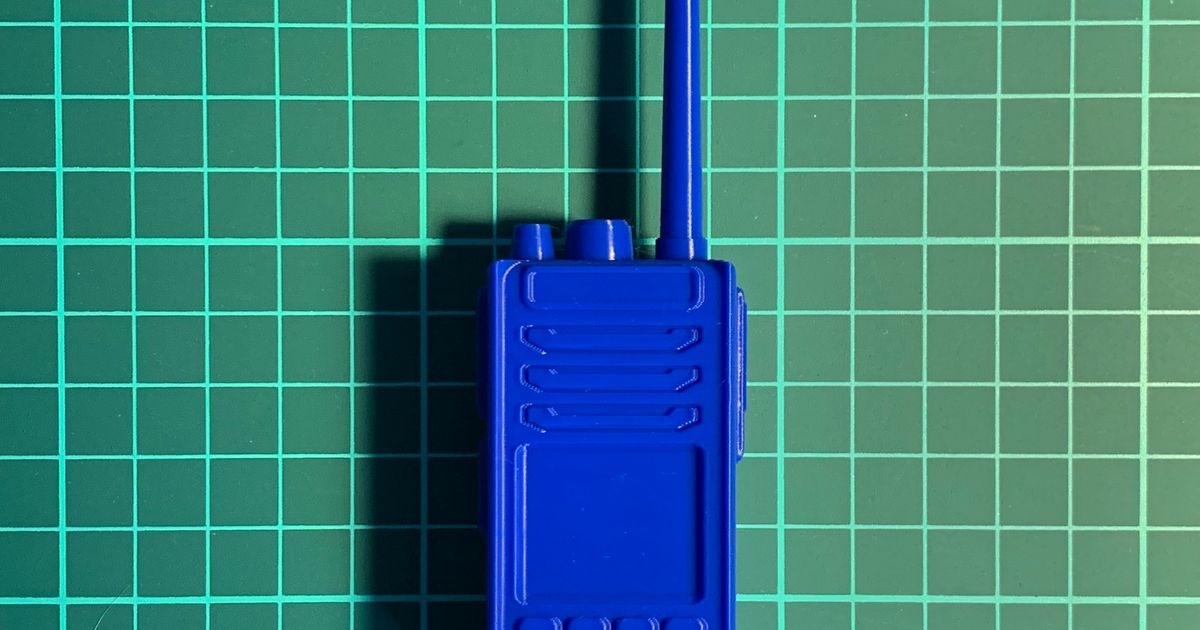 Walkie Talkie Radio (Resizable) by PowerBuffy | Download free STL model ...