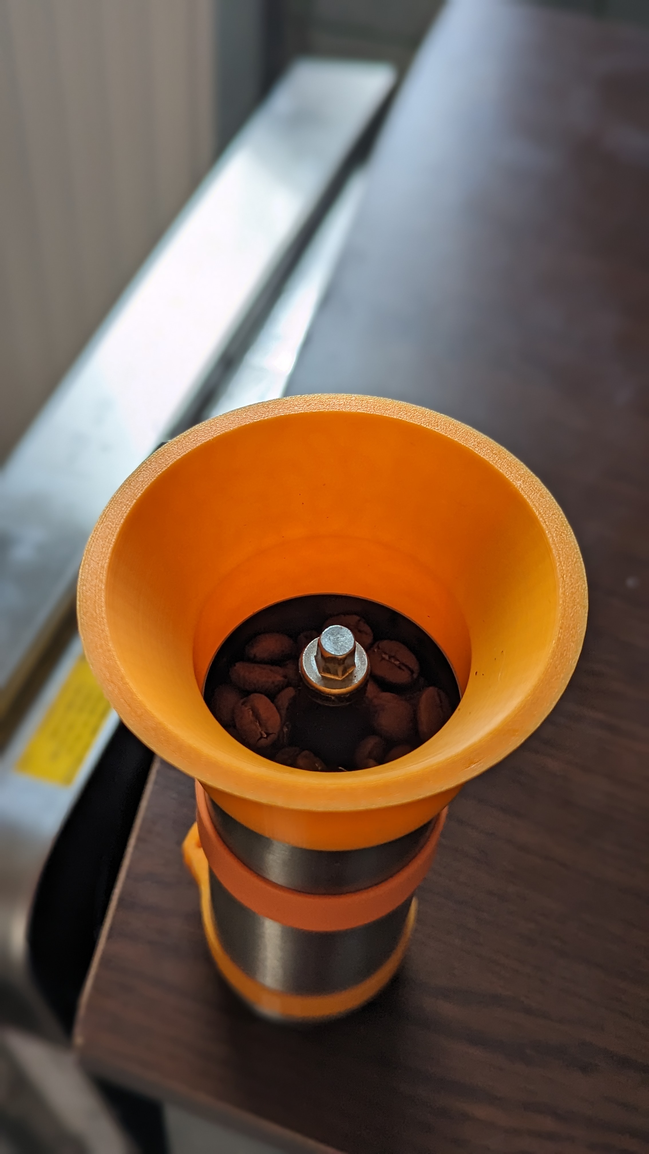 Cafec Tsubame TM-18 coffee mill bean grinder funnel