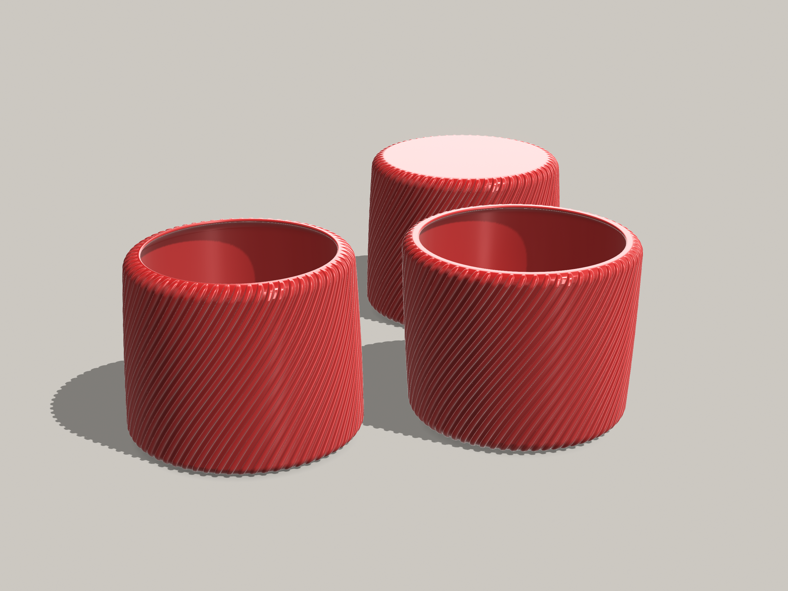 Ribbed Planters