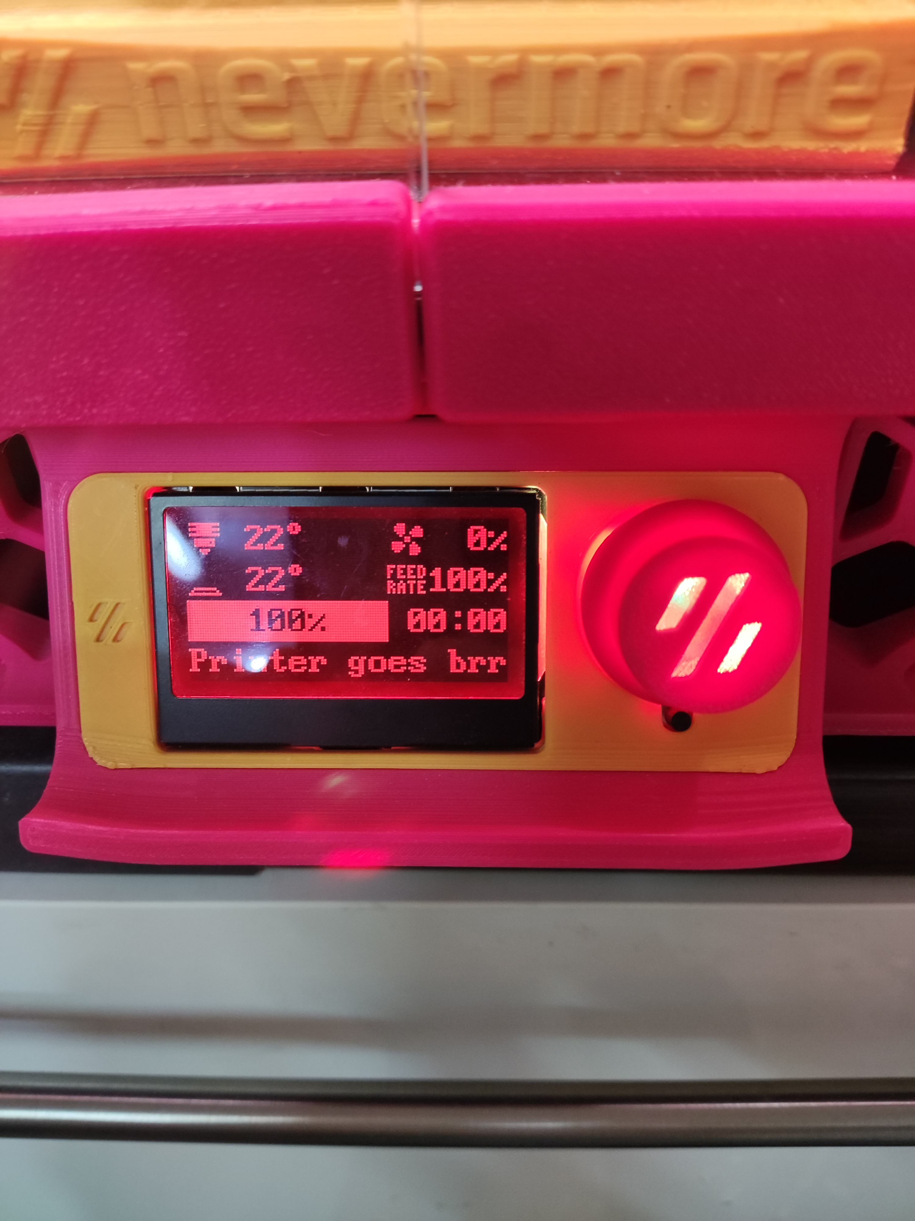Knob for the Mini12864 with illuminated Voron Logo