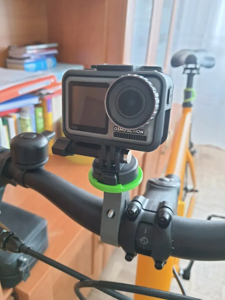 handlebar bike Quick-Release mount for DJI Osmo Action by ciamciam_w, Download free STL model