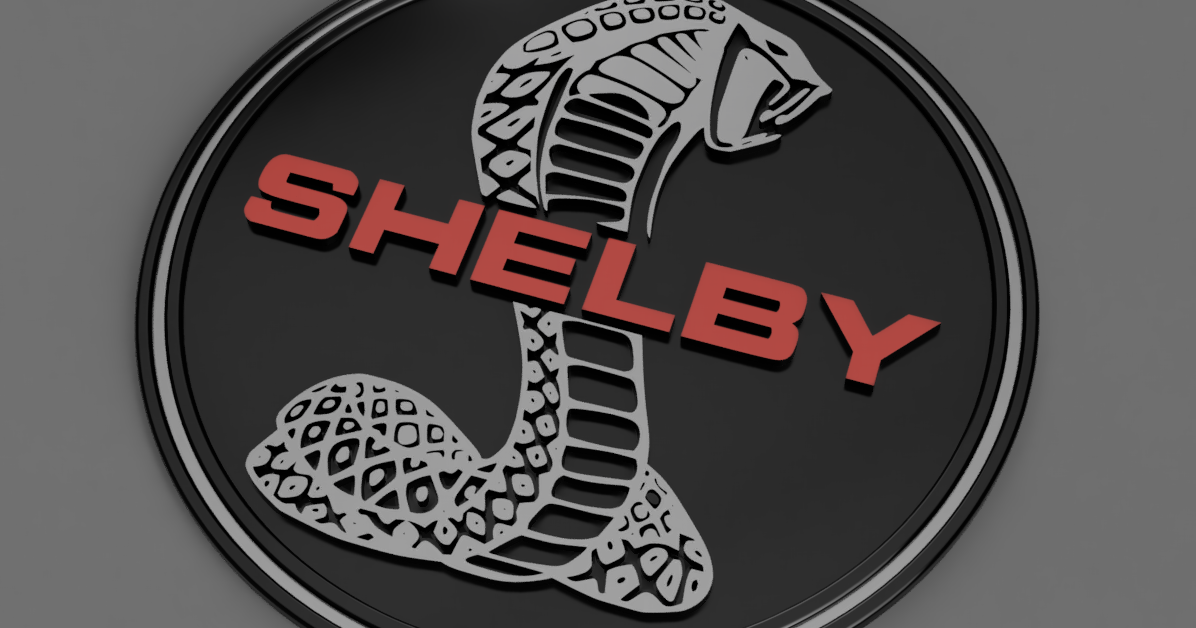 shelby logo 2 3D मॉडल in ऑटो के पार्ट्स 3DExport