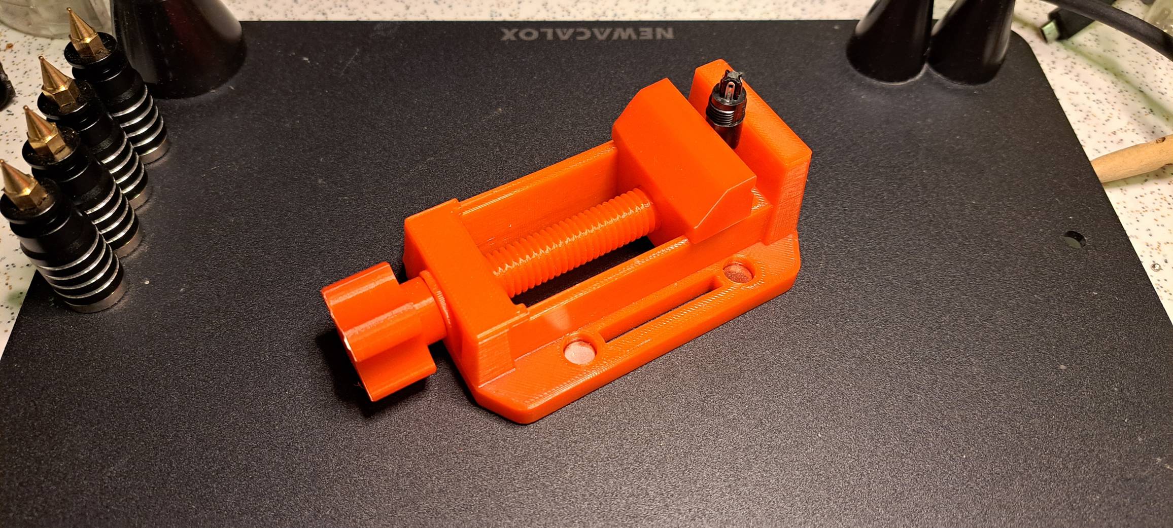 Modified base for "2inch Desktop Vise"