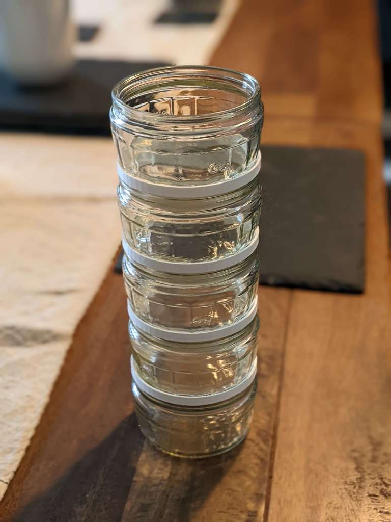 Gu / Gü ramekin stacker by evenstevens Download free STL model