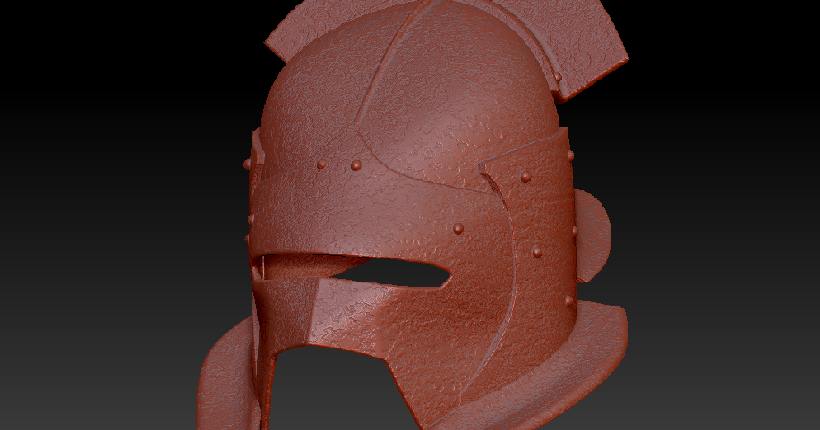 Uruk Hai Helmet V3 TEXTURED by StarBug_Props | Download free STL model ...