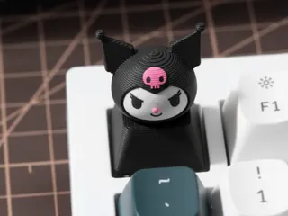 Kuromi Keyboard Keycap MX by Monsieur-Pierre | Download free STL