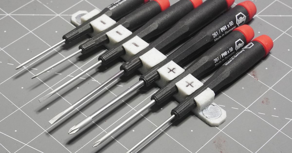 Wiha Screwdriver Holder by Jeremy Cook Download free STL