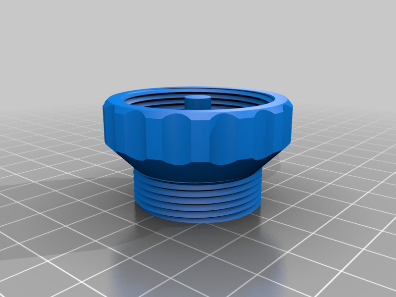 Radiator valve adapter from M34x1.5 (Polytronic valve) to M30x1.5 (standard for most thermostats)