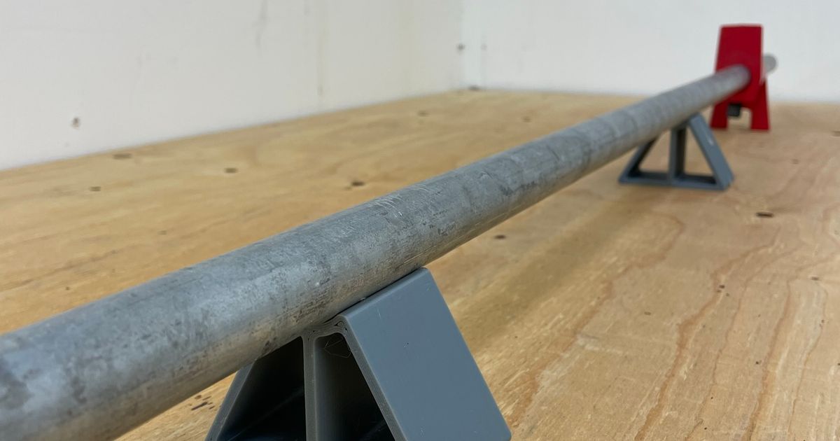 3/4'' Pipe clamp support by rikskeff Download free STL model