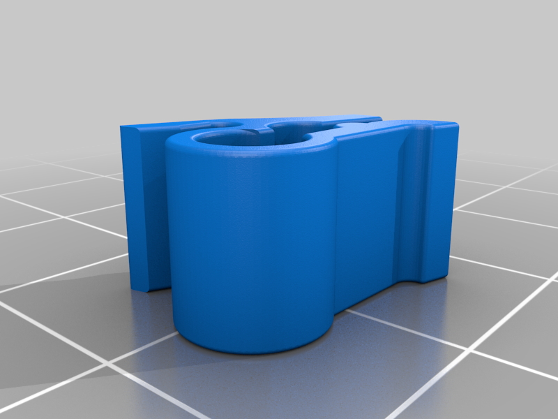 Miniatura 2 do modelo 3D Filament Clip - Rounded Edge