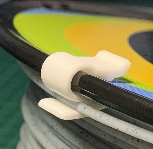 Miniatura 4 do modelo 3D Filament Clip - Rounded Edge