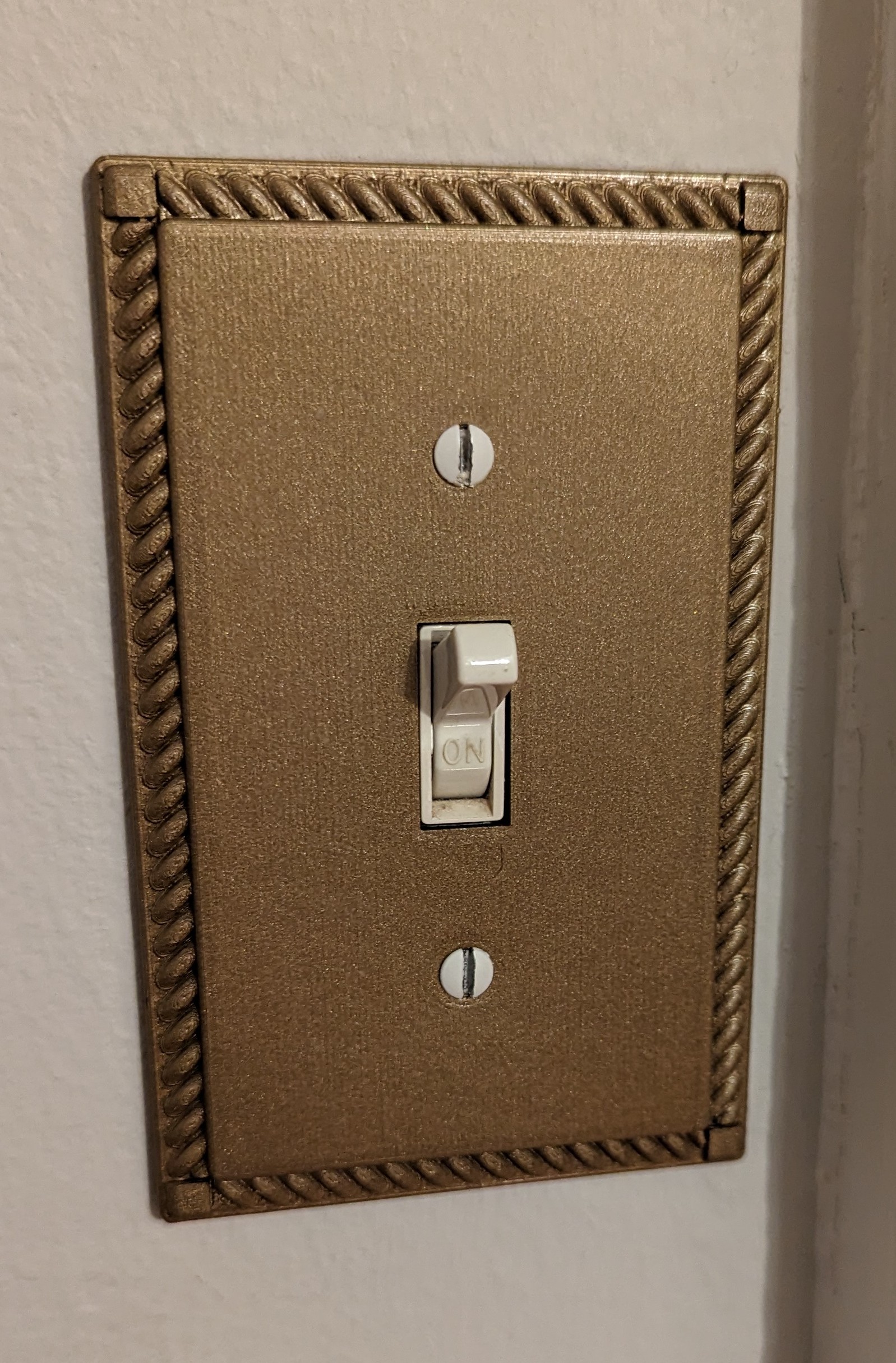 Antique Light Switch Cover Plate - Single