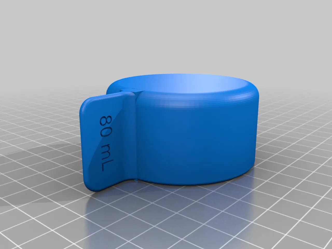 1/2 cup measuring cup, 3D CAD Model Library