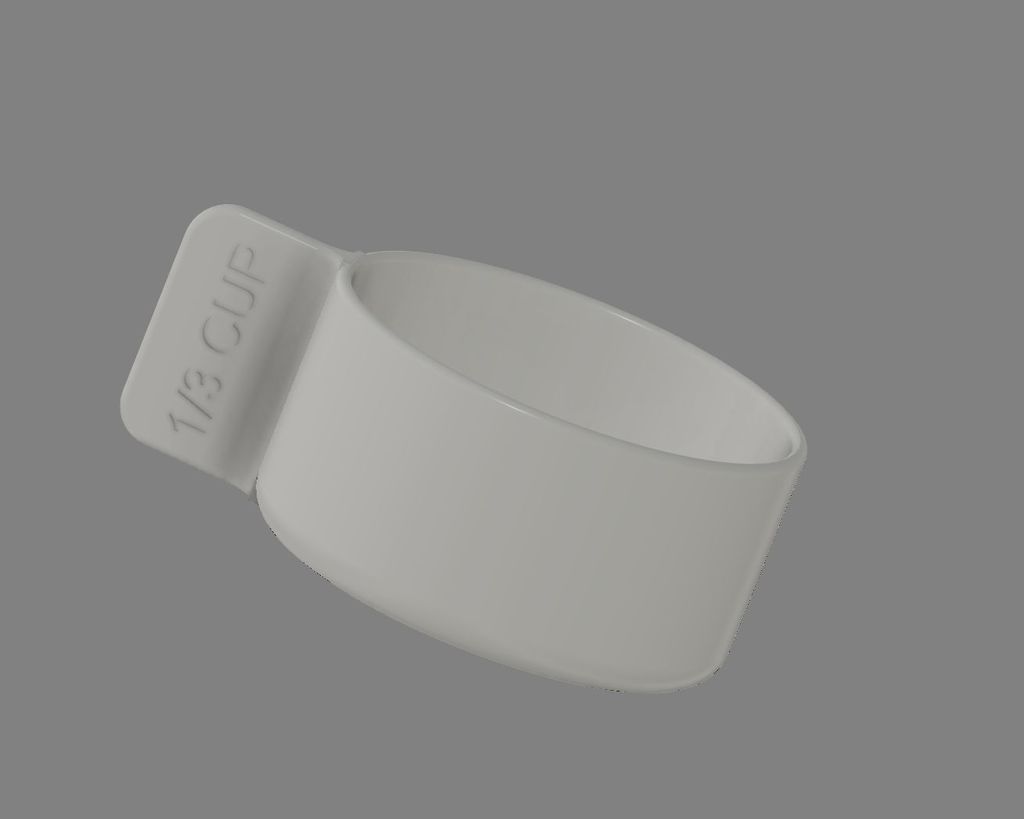 Miniatura 5 do modelo 3D One-third (1/3) Measuring Cup