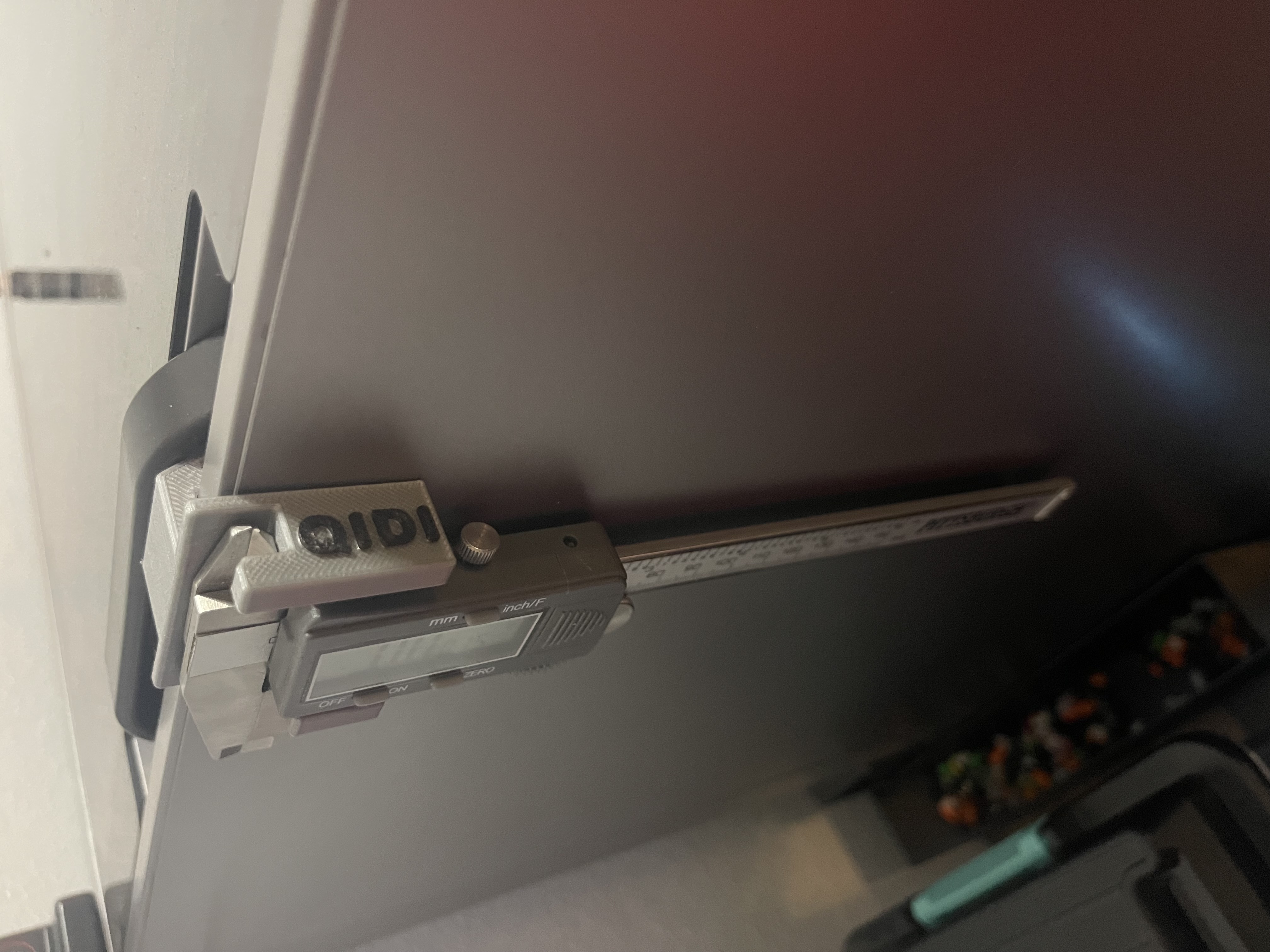 QIDI PLUS 4 CALLIPERS HOLDER, NO QIDI BOX NEEDED