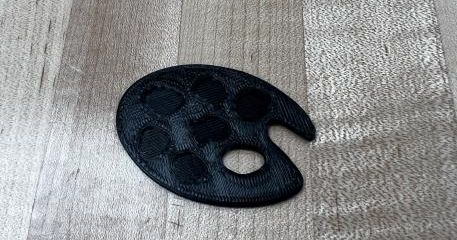 Painter's Palette Keychain by Colton X | Download free STL model | Printables.com