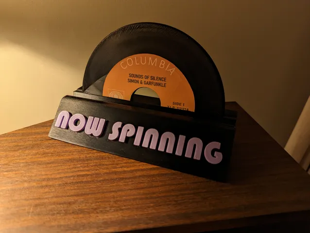 "Now Spinning" - Record Stand