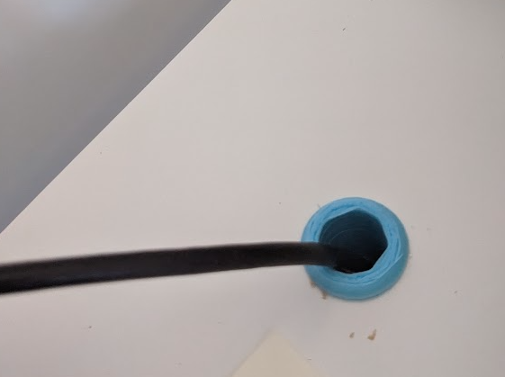 USB-B Cable Guide for Enclosure