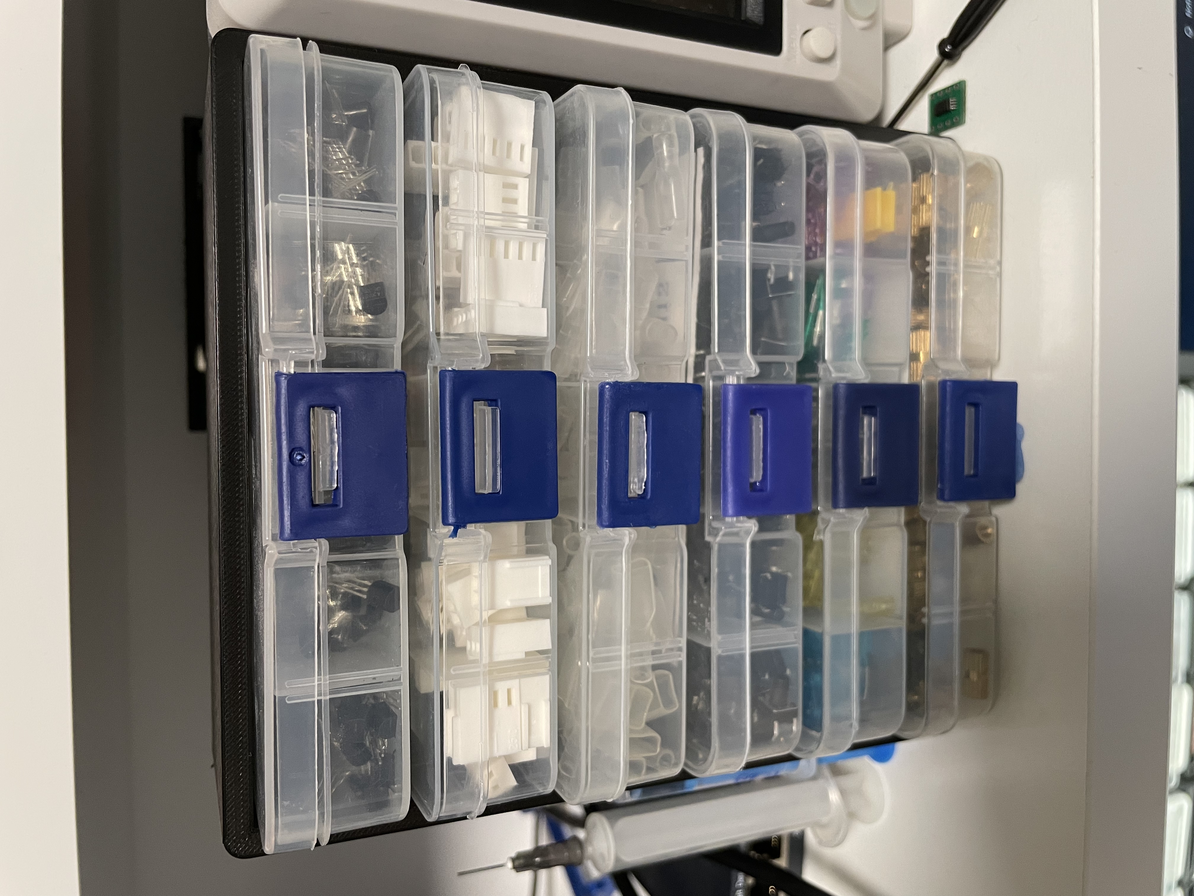 Rack for Plastic Storage Boxes