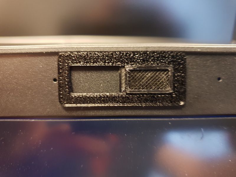Slim webcam cover
