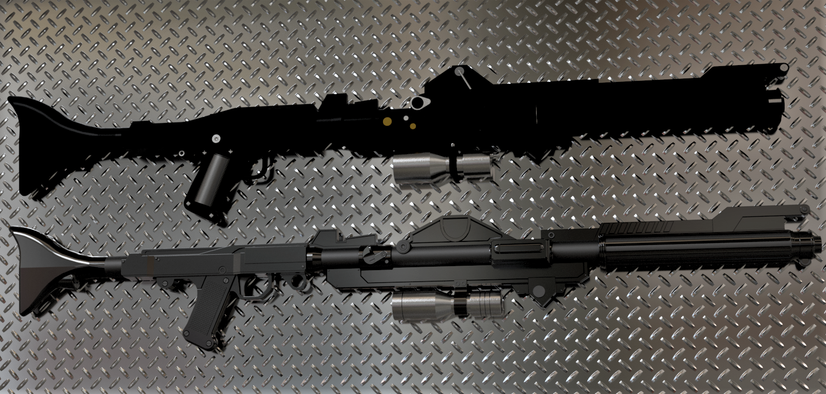  Custom 26 Inch Designed Clone Wars DC-15s Blaster