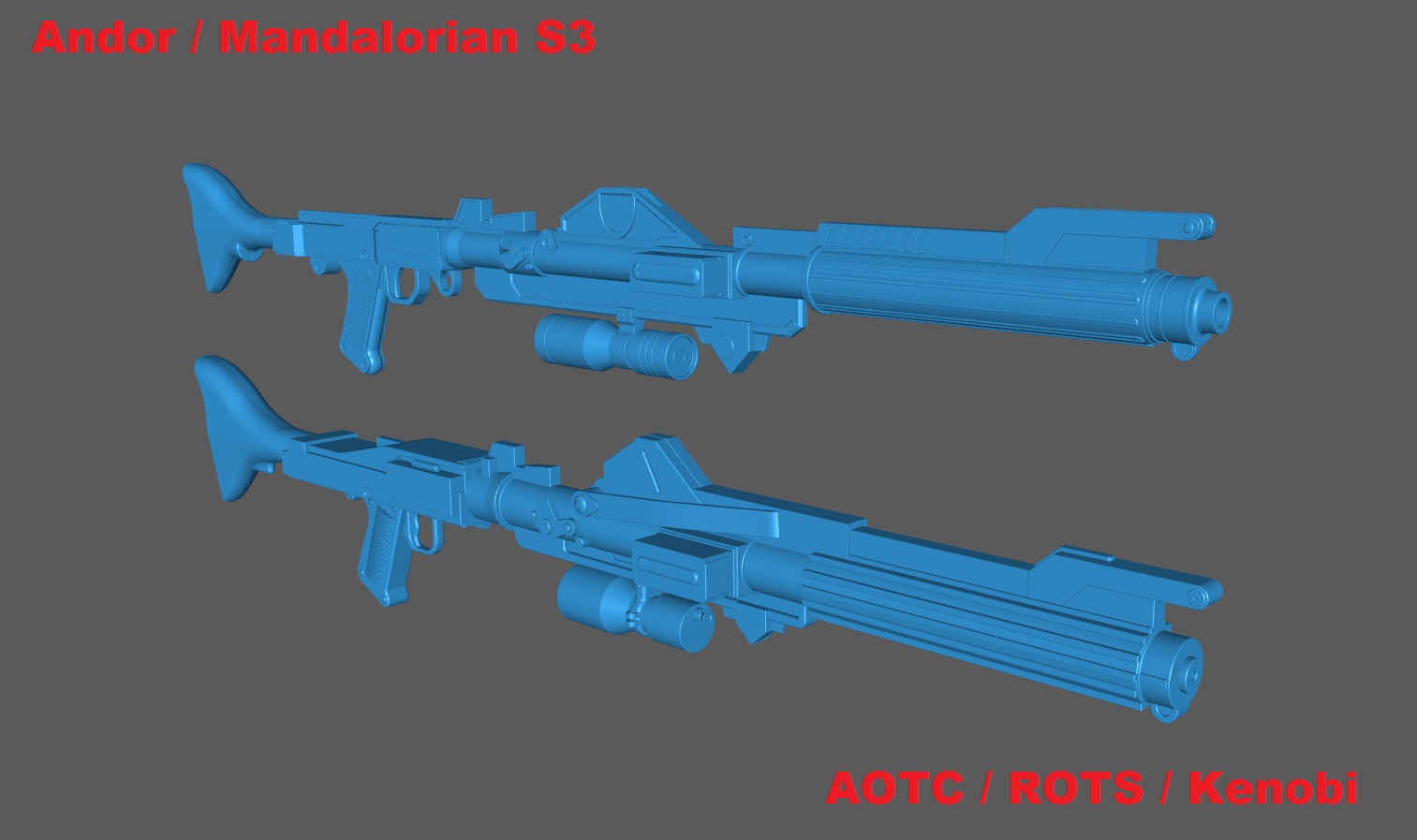  Custom 26 Inch Designed Clone Wars DC-15s Blaster