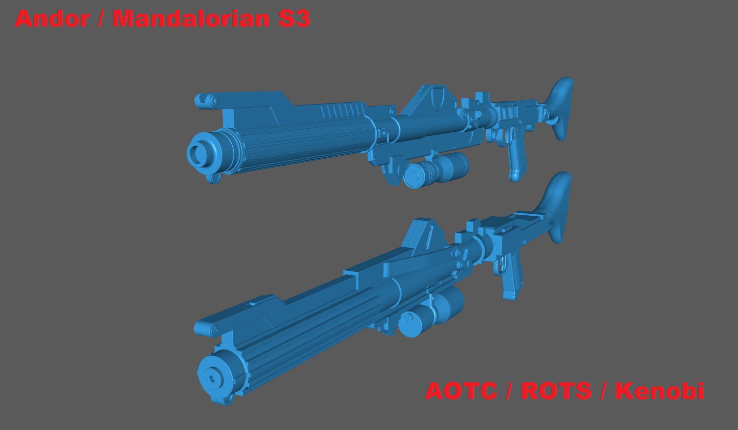  Custom 26 Inch Designed Clone Wars DC-15s Blaster