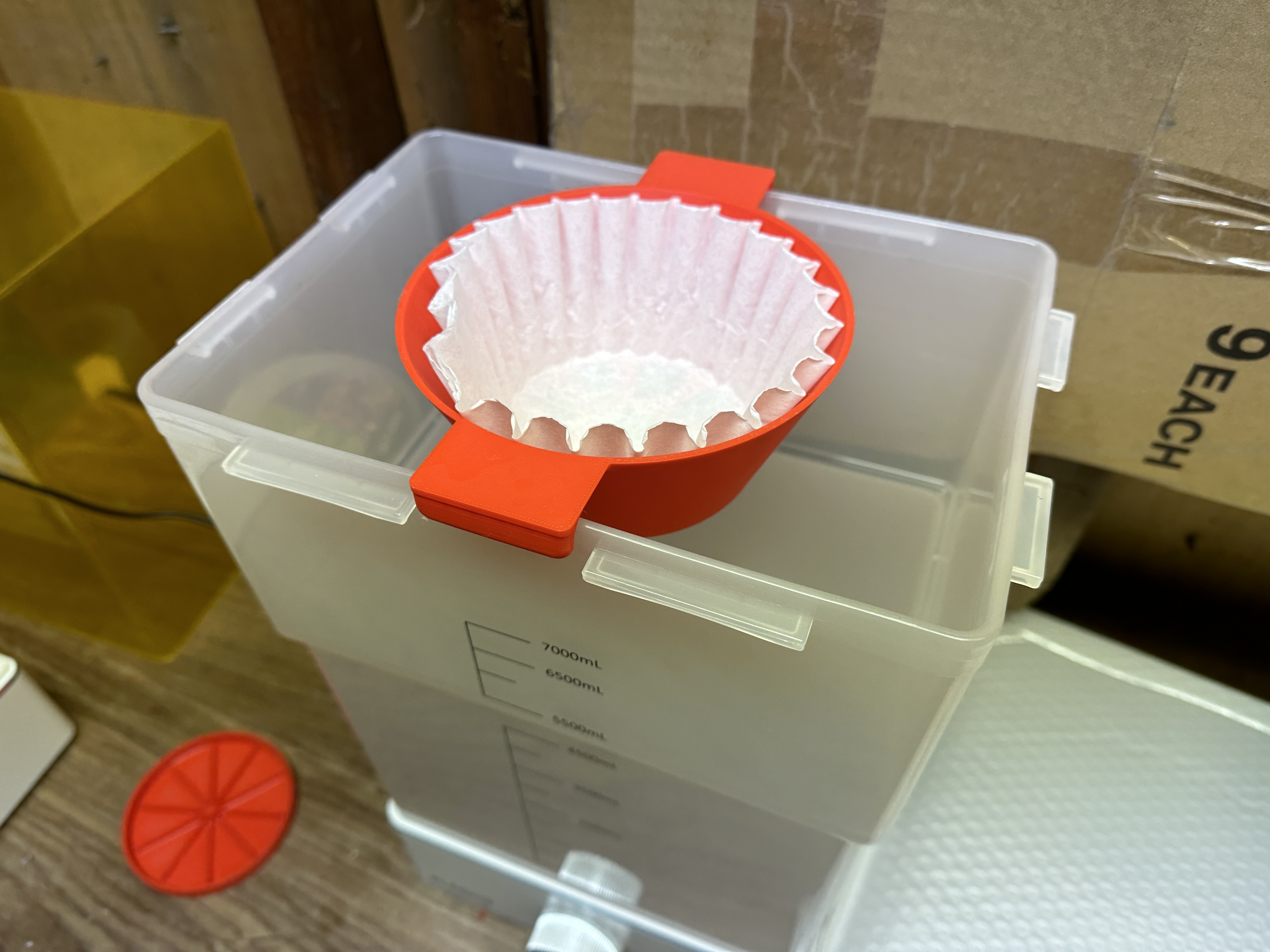 Elegoo Mercury Coffee Filter Basket by 3D Print Stuff Download free