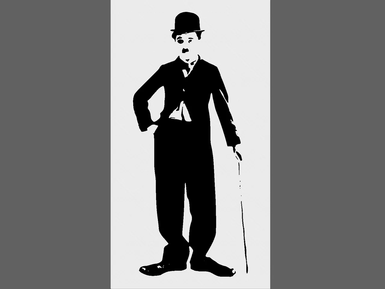 Charlie Chaplin 2-Color by Triple G Workshop | Download free STL