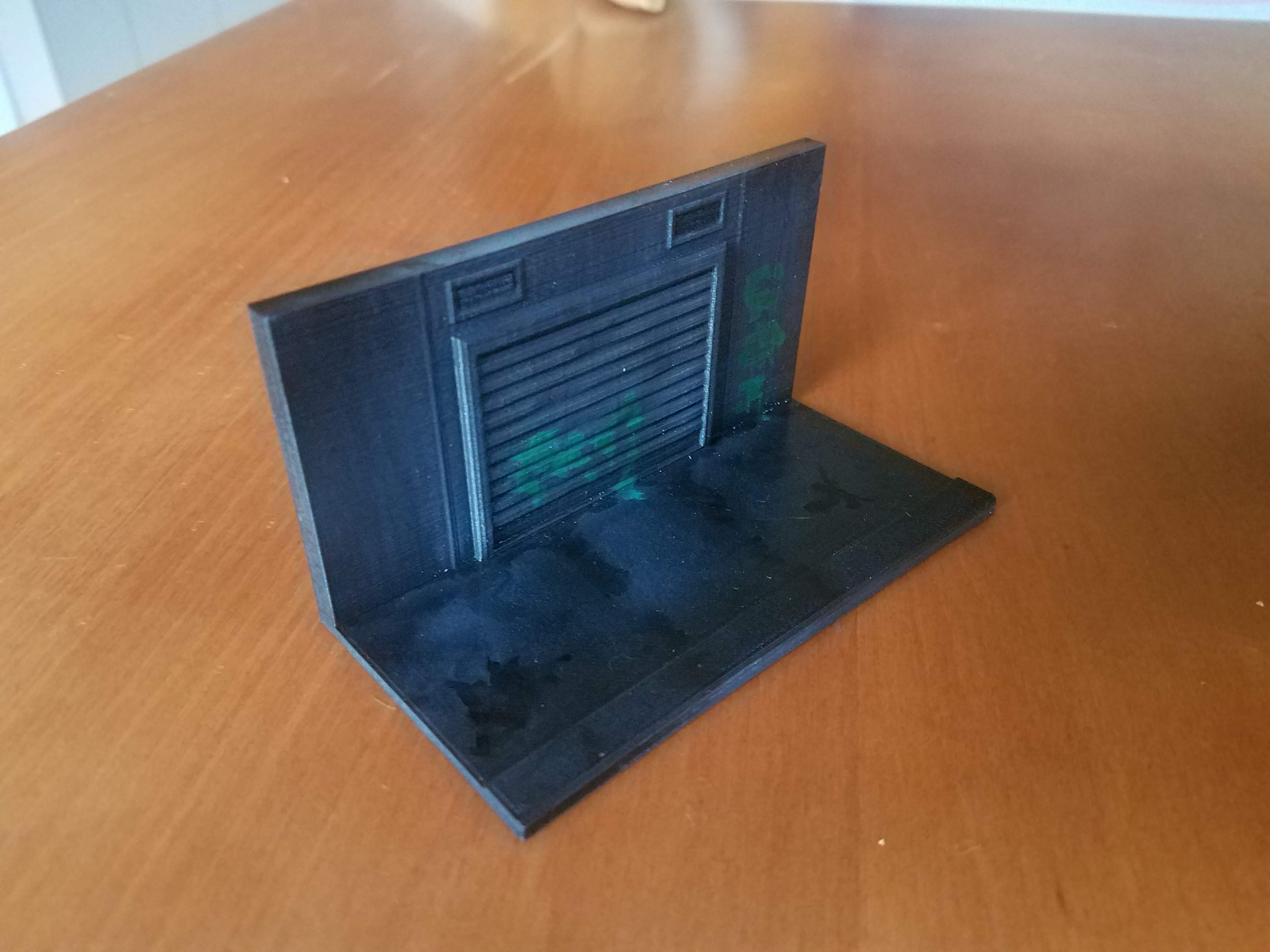 Street scene garage door