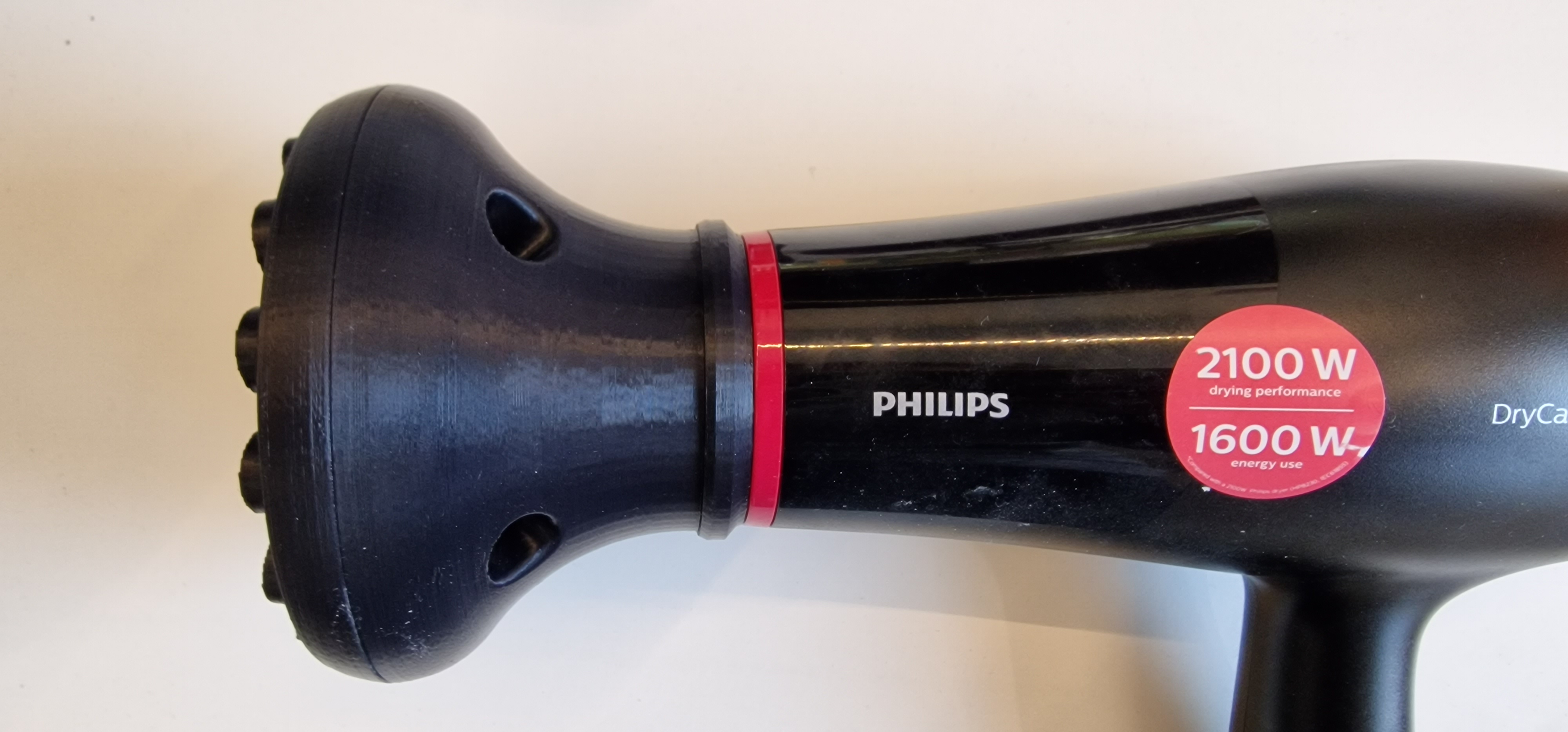 Philips Ionic Hair Dryer Nozzle Attachment Adapter by KKalem Download free STL model