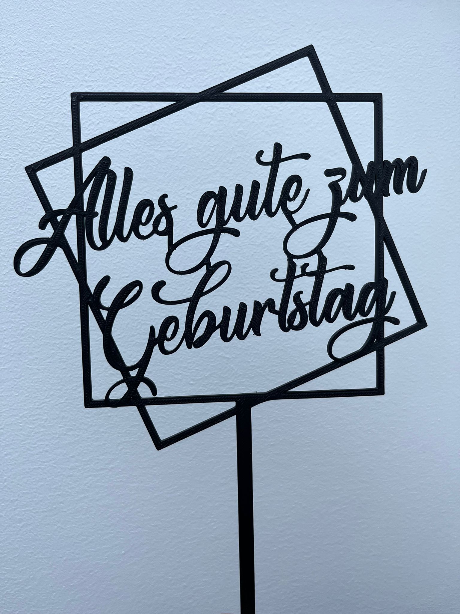 Alles gute zum Geburtstag Kuchendeckel / Torte / Cake Topper