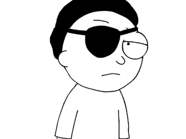 Evil Morty wall art
