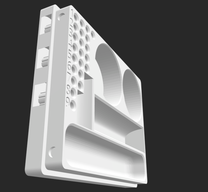 Dice Holder/Tray with Spell and HP Counter by Nathaniel Monsour