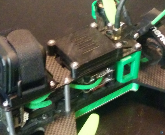QAV250 CN-06 GPS Cover and Mounting Bracket