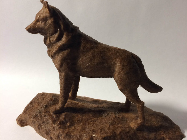 husky statue