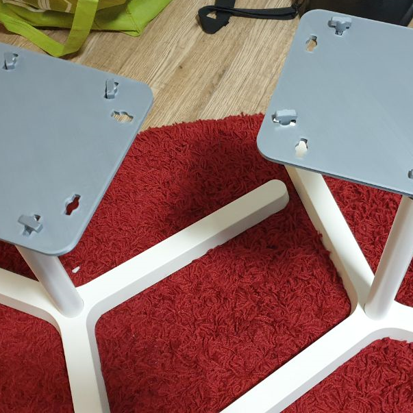 IKEA SVARTASEN ラップトップスタンド ホワイト 家具・インテリア