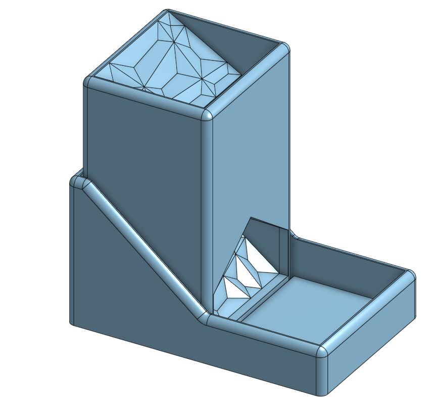 Miniatura 3 do modelo 3D Dice Tower + Storage Upgraded