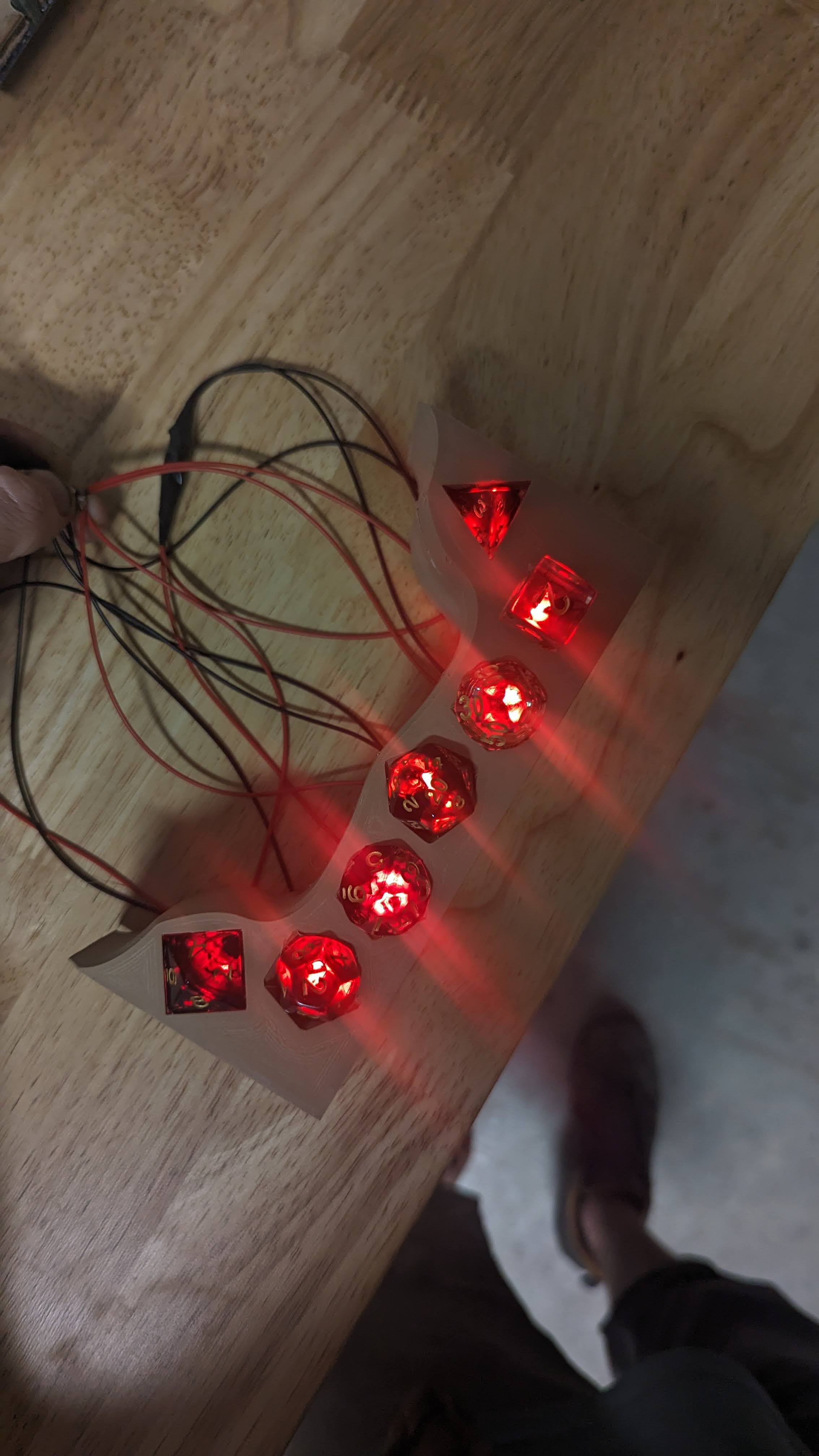 Miniatura 4 do modelo 3D LED Backlit DnD Dice box