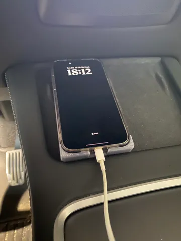 Tesla Model Y iPhone with MagSafe wallet charging support for cable