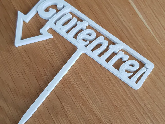 Glutenfrei / glutenfree Caketopper