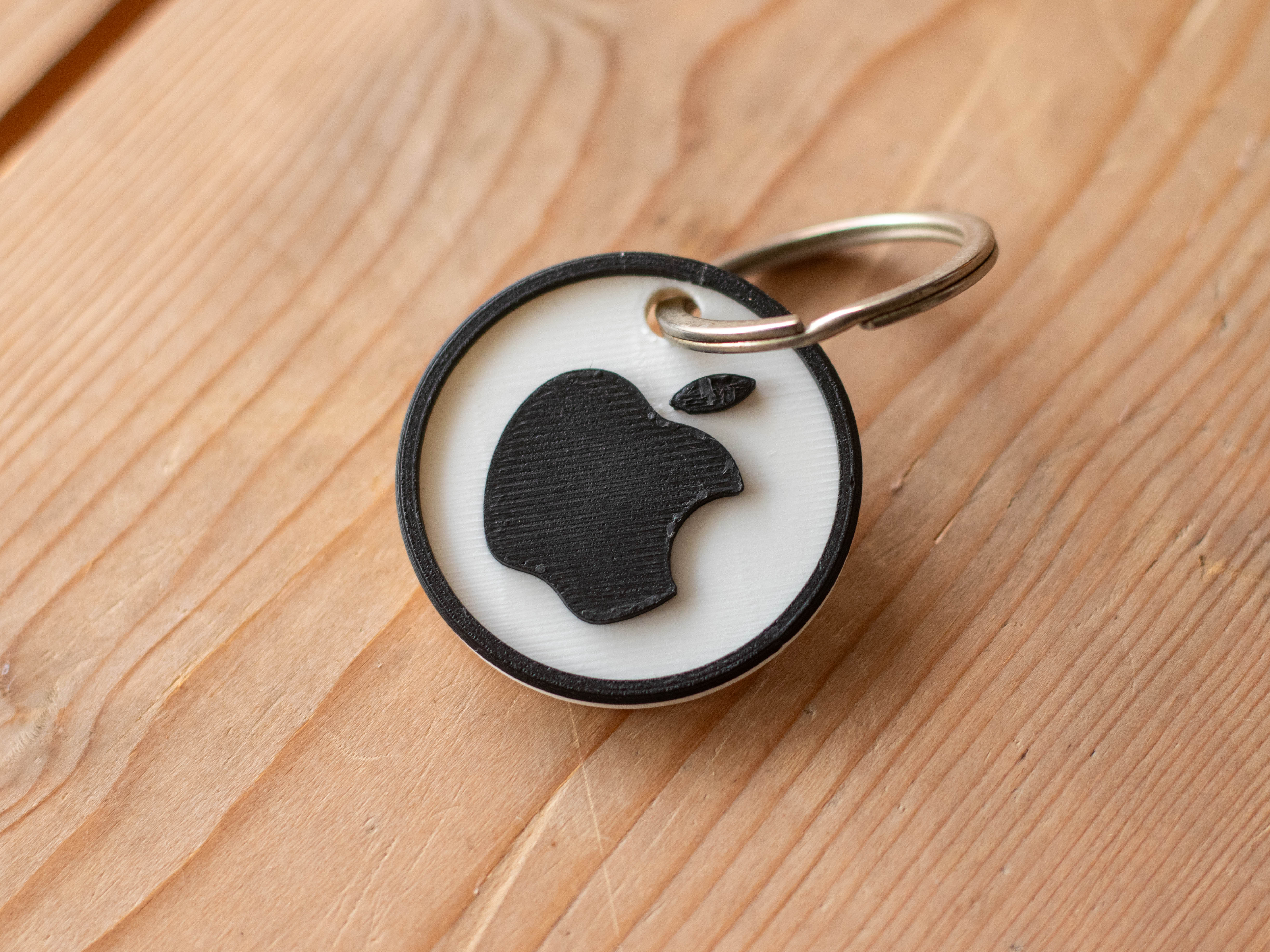 Miniatura 2 do modelo 3D Apple Logo Keychain