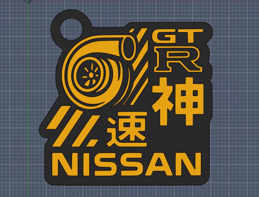 NISSAN JDM Keychain – 90s Drift Edition (Silvia / GT-R Inspired)