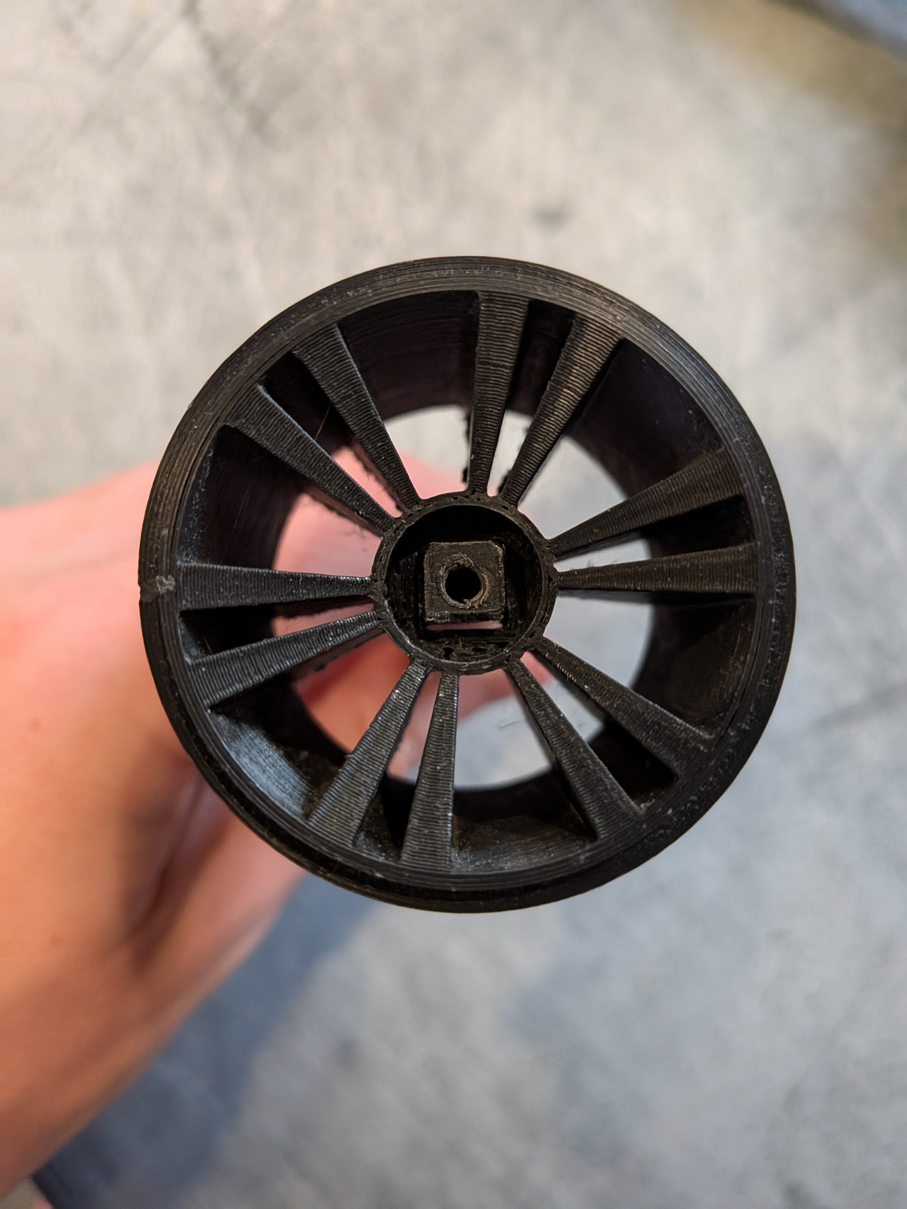 OpenRCF1 Improved Square Axle 3D model thumbnail